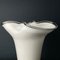Weiße Vase aus Muranoglas, Italien, 1970er 8