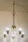 Italian Murano Suspension Chandelier attributed to Murano Barovier & Toso, 1940s 9