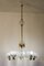 Lámpara de araña italiana de Murano atribuida a Murano Barovier & Toso, años 40, Imagen 4