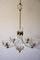 Italian Murano Suspension Chandelier attributed to Murano Barovier & Toso, 1940s, Image 2