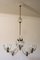 Lámpara de araña italiana de Murano atribuida a Murano Barovier & Toso, años 40, Imagen 1