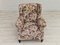 Vintage Danish Relax Chair in Floral Fabric, 1950s 13