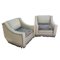 Weißes Vintage Eskay Sofa mit Nieten & Nieten, 2er Set 7