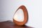 Large Wall Light in Teak and Opaline by Goggredo Regianni, 1960s 7
