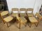 Scandinavian Wood & Wool Dining Chairs, 1960s, Set of 6 2