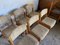 Scandinavian Wood & Wool Dining Chairs, 1960s, Set of 6 9