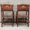 Art Deco Oak Armchairs attributed to Charles Dudouyt, 1940s, Set of 2 10