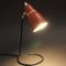 Red Lacquered Table Lamp, 1950s, Image 2