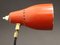 Lámpara de mesa lacada en rojo, años 50, Imagen 7