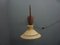 Lámpara de pared danesa de teca maciza, años 60, Imagen 5