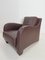 Fauteuil Moderne en Cuir Marron de Musa Design, Italie, 2000s 2