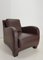 Italian Modern Brown Leather Armchair from Musa Design, 2000s, Image 13