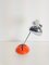 Lámpara de escritorio italiana moderna en naranja de Robert Sonneman para Luci, años 70, Imagen 15