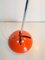 Lámpara de escritorio italiana moderna en naranja de Robert Sonneman para Luci, años 70, Imagen 7