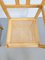 Dutch Brutalist Oak & Rattan Webbing Corner Chairs, 1960s, Set of 2 2