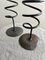 Candelabros en espiral de metal hechos a mano, Francia, años 50. Juego de 2, Imagen 4