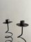 Handcrafted Spiral Metal Candleholders in Iron, France, 1950s, Set of 2, Image 5