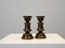 Candlesticks in Bleached Pine, Sweden, 1960s, Set of 2, Image 1