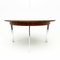 Circular Dining Table and Leather Chairs attributed to Richard Young for Merrow Associates, 1960s, Set of 5 6