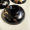 Urushi Maki-E Rice Bowls, Japan, 1910s, Set of 3 5