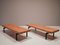 Bancs Minimalistes Scandinaves en Pin, 1960s, Set de 2 1