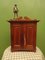 Small Antique Mahogany Bathroom Medicine Cabinet, 1890s 2
