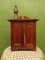 Small Antique Mahogany Bathroom Medicine Cabinet, 1890s 8