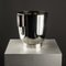 French Art Deco Ice Bucket in Silvered Metal, 1940s 2