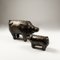 Leather Pigs by Dimitri Omersa, 1960s, Set of 2 7