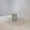 Mesa de comedor o jardín italiana octogonal de mármol de Carrara, años 60, Imagen 4