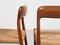Mid-Century Danish Model 75 Chairs in Teak and Paper Cord attributed to Møller, Set of 6 8