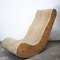 Sculpted Cardboard and Plywood Lounge Chair, 2000s, Image 1
