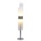 Art Sculptural Floor Lamp in Reeded Glass Rods on Chrome Stand from Venini, 1960s, Image 1