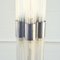 Art Sculptural Floor Lamp in Reeded Glass Rods on Chrome Stand from Venini, 1960s 10