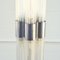 Art Sculptural Floor Lamp in Reeded Glass Rods on Chrome Stand from Venini, 1960s, Image 10