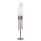 Art Sculptural Floor Lamp in Reeded Glass Rods on Chrome Stand from Venini, 1960s 2
