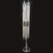 Art Sculptural Floor Lamp in Reeded Glass Rods on Chrome Stand from Venini, 1960s 3