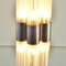 Art Sculptural Floor Lamp in Reeded Glass Rods on Chrome Stand from Venini, 1960s, Image 12