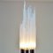 Art Sculptural Floor Lamp in Reeded Glass Rods on Chrome Stand from Venini, 1960s, Image 11