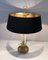 Neoclassical Brass and White Lacquer Table Lamps, 1970s, Set of 2 7