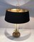 Neoclassical Brass and White Lacquer Table Lamps, 1970s, Set of 2, Image 7