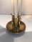 Neoclassical Brass and White Lacquer Table Lamps, 1970s, Set of 2 11