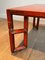 Large Red Lacquered Coffee Table with Golden Chinese Decorations, 1970s, Image 8