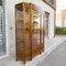 Art Nouveau Three-Door Display Bookcase in Solid Walnut 10