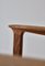 Danish Modern Lounge Chair in Patinated Oak & Black Leather attributed to Hans Olsen, 1950s, Image 13