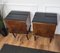 Mid-Century Italian Nightstands with Wood Glass Top, 1960s, Set of 2 5