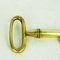 Mid-Century Austrian Brass Key Cork Screw or Bottle Opener attributed to Carl Auböck, 1950s 3