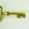 Mid-Century Austrian Brass Key Cork Screw or Bottle Opener attributed to Carl Auböck, 1950s, Image 4
