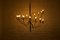 Brass Spiral Chandelier in the style of Sarfatti, 1980s, Image 4