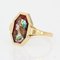 20th Century French Limoges Enamel 18 Karat Yellow Gold Ring, 1890s 3